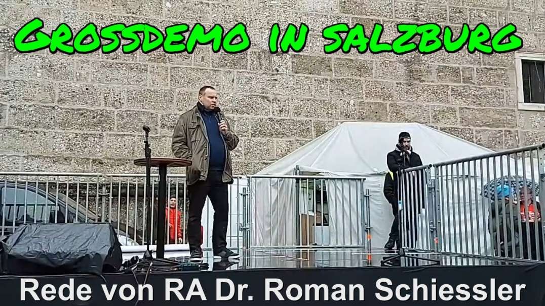GROSSDEMO SALZBURG am 13.12.2020: Rede von Rechtsanwalt Dr. Roman Schiessler