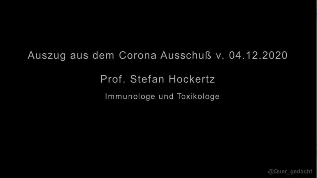 Prof. Hockertz zur Corona-Impfung: Es gibt keine Daten! (Corona-Ausschuss)