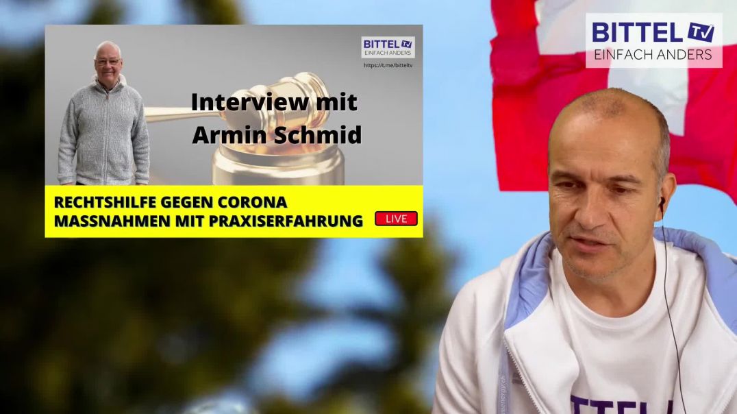 LIVE - Rechtshilfe gegen Corona Massnahmen mit Praxiserfahrung - Interview mit Armin Schmid