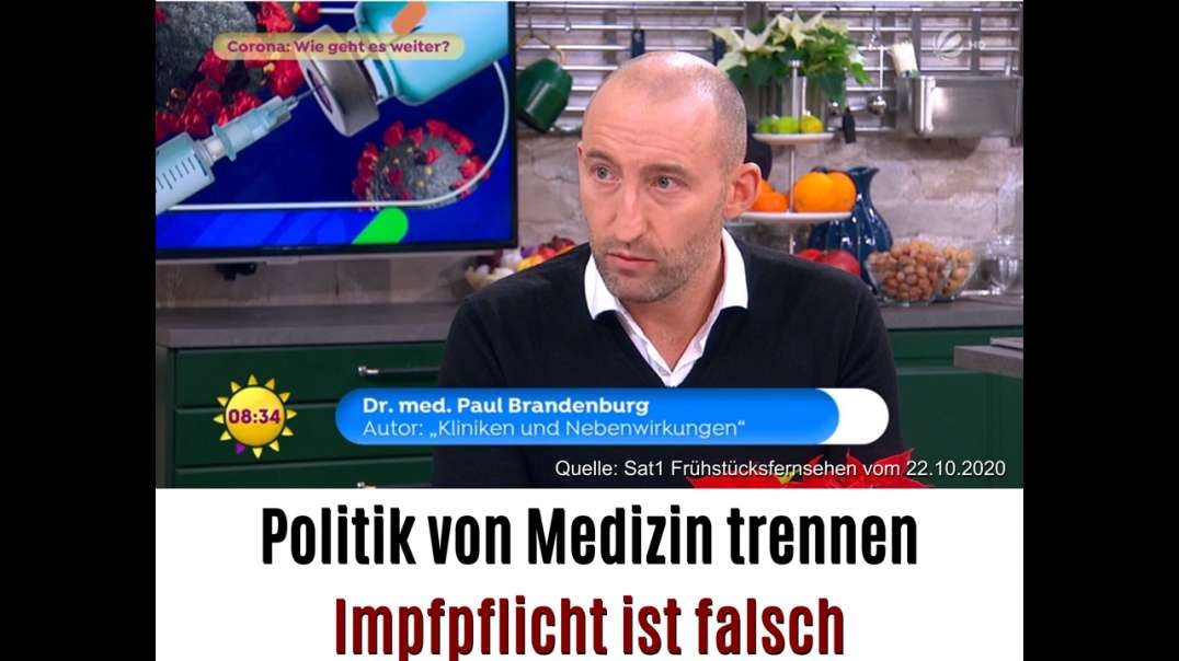 ⁣Dr. med. Paul Brandenburg - Impfpflicht ist falsch