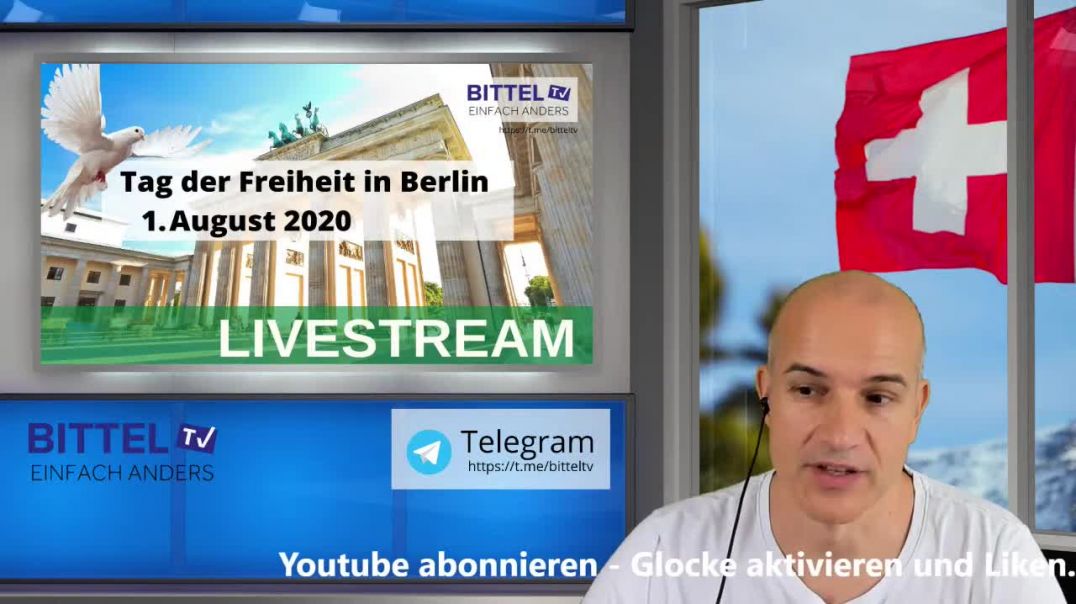 Live - Tag der Freiheit in Berlin - 1. August 2020 - LIVESTREAM