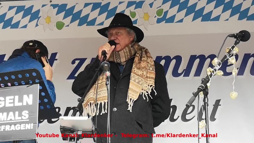 ⁣Karl Hilz Rede auf der Demo in Oberaudorf 14.03.21
