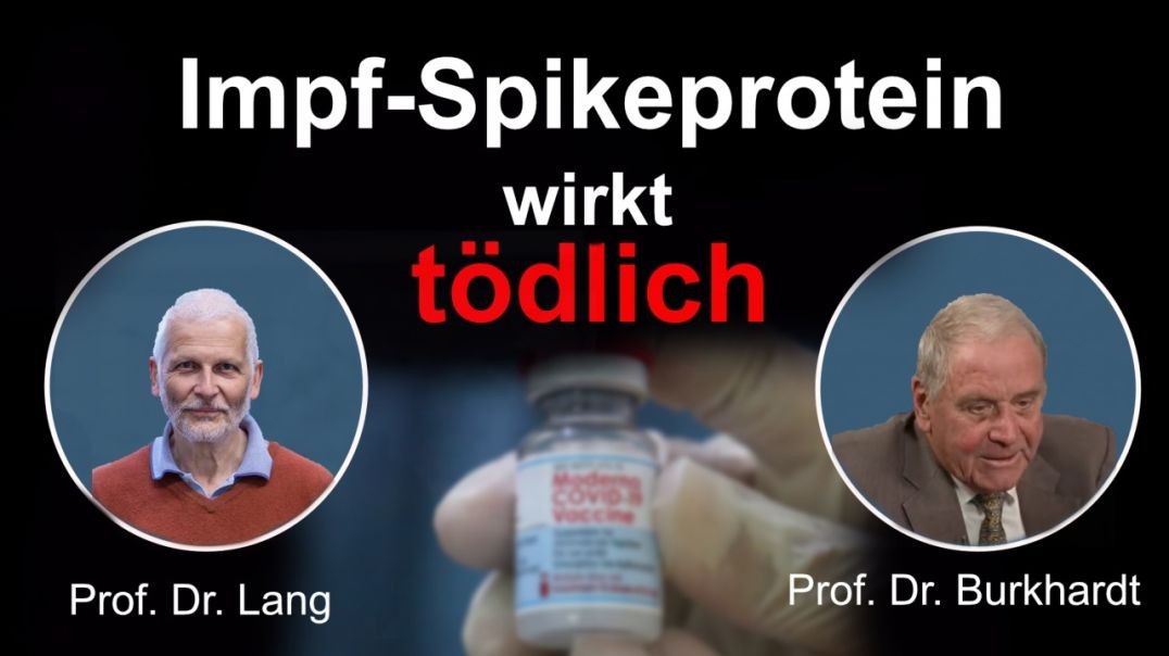 ⁣Prof. Dr. Burkhardt und Prof. Dr. Lang: Impf-Spikeprotein wirkt tödlich