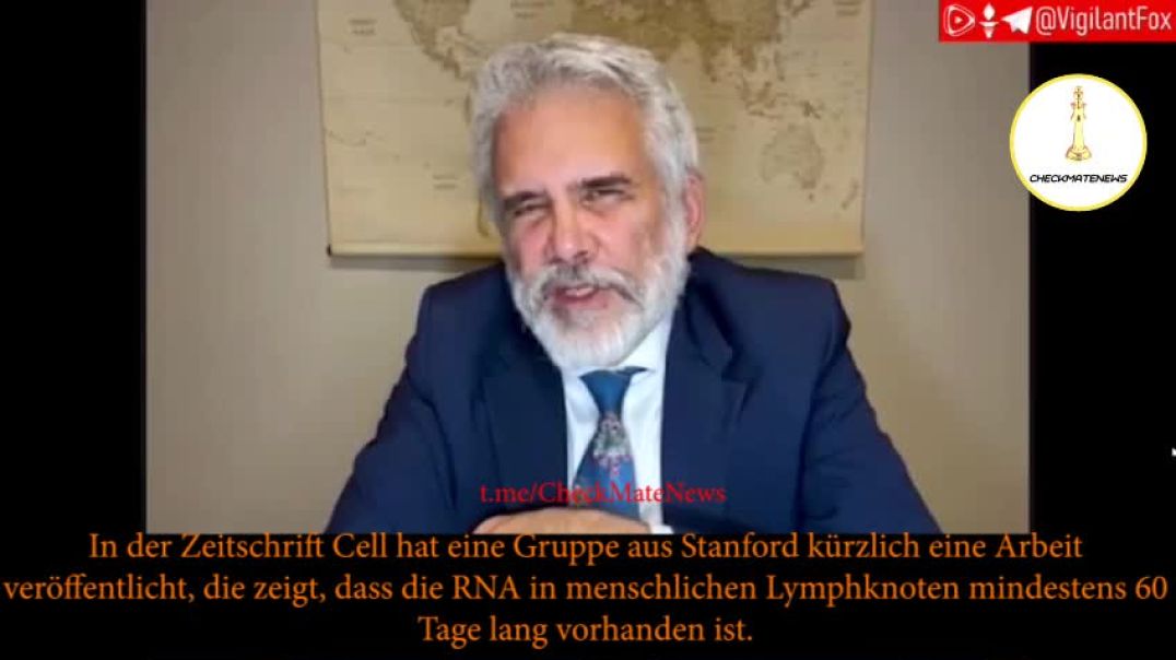 ⁣Robert Malone-Die synthetischen RNAs bleiben mindestens 60 Tage im Körper