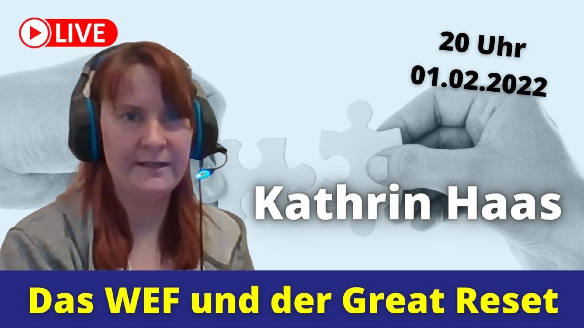 ⁣Kathrin Haas - WEF und der Great Reset - 01.02.22