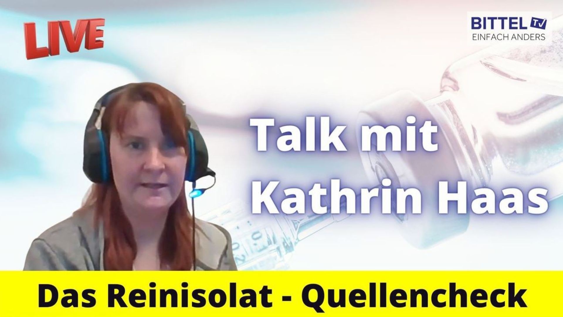 ⁣Das Reinisolat - Quellencheck mit Kathrin Haas - 30.11.21