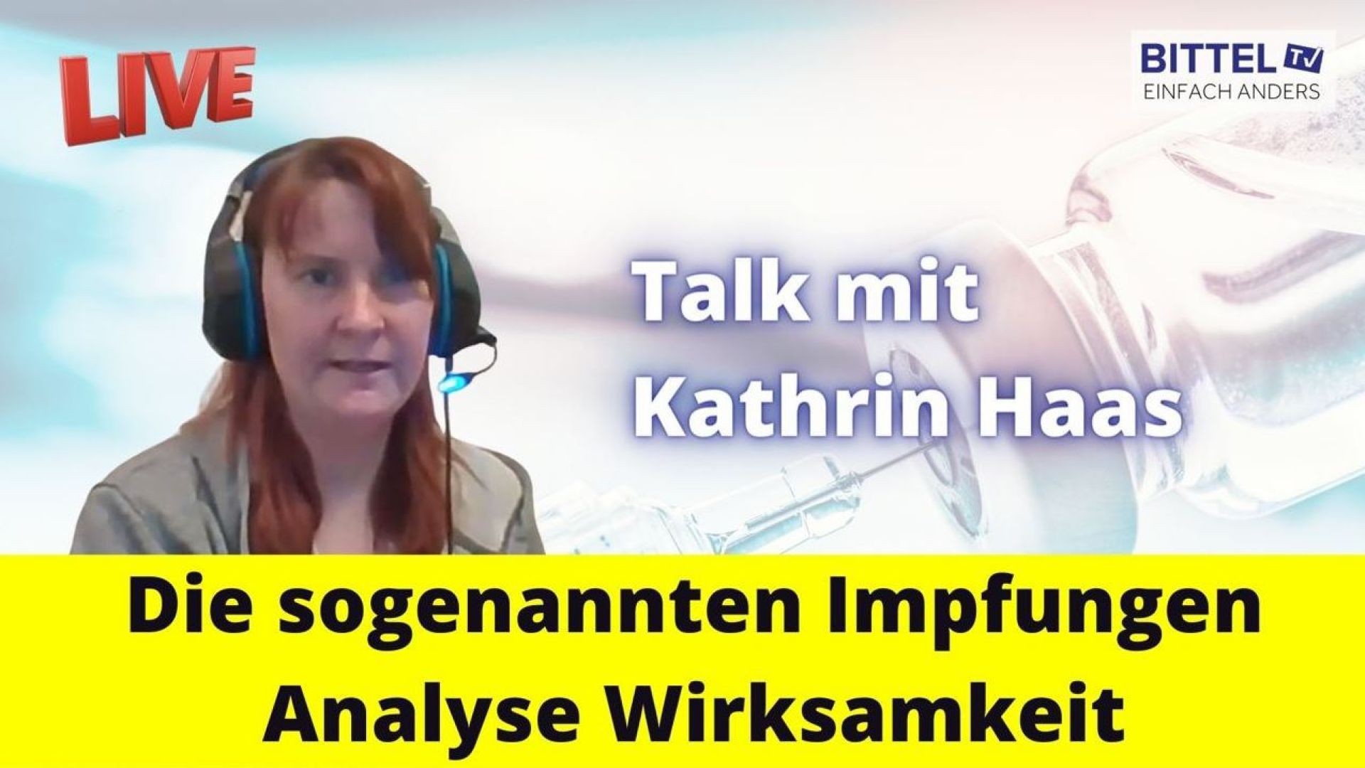 ⁣Talk mit Kathrin Haas - Wirksamkeit des Impfstoffes - 07.12.21
