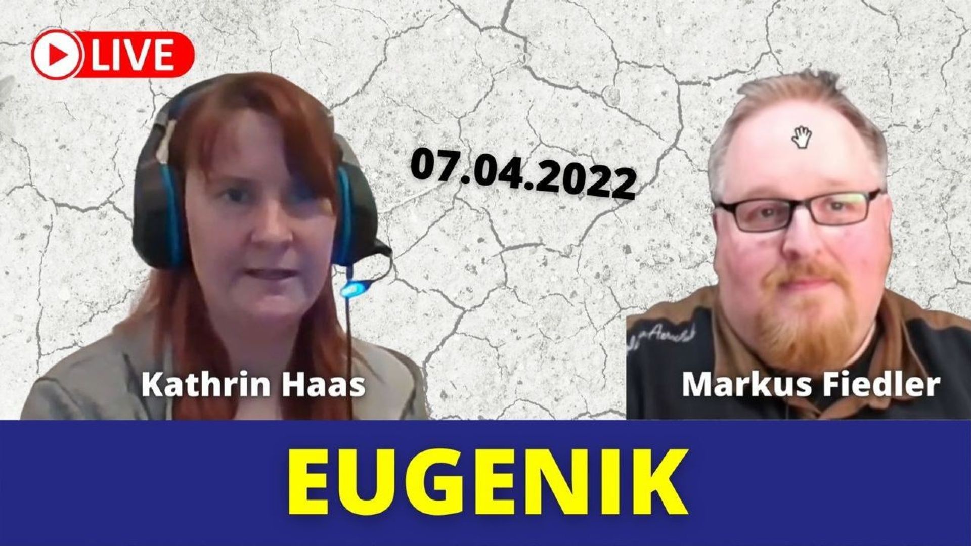 ⁣Kathrin Haas und Markus Fiedler-Thema Eugenik - 07.04.22