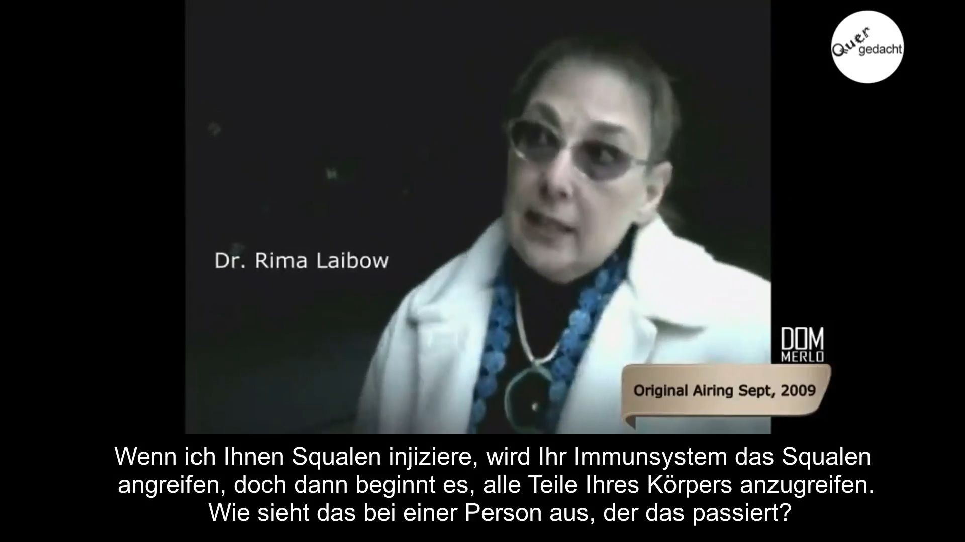 Dr. Laibow sagte 2009 Zwangsimpfung und inszenierte Pandemie voraus