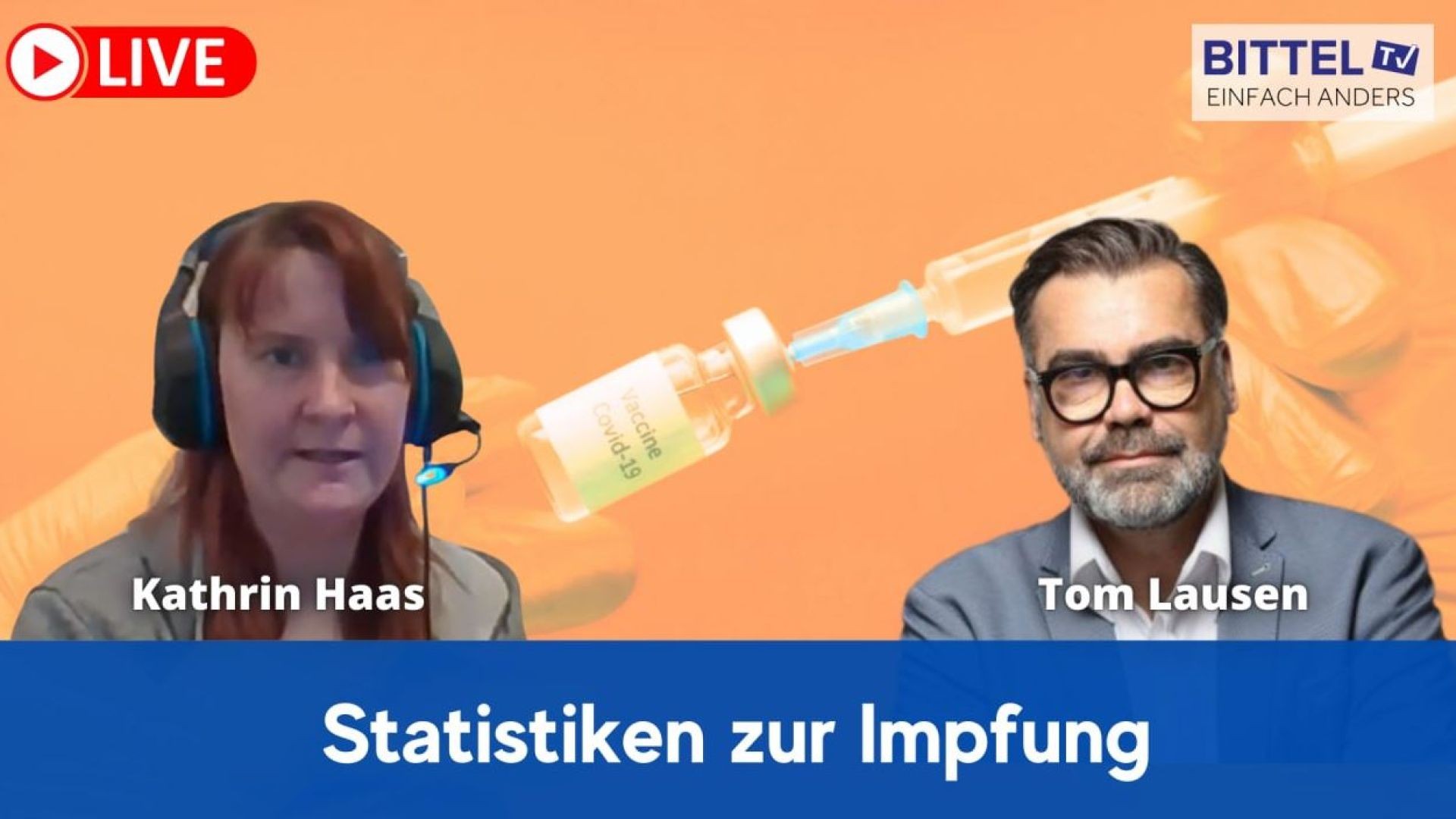 ⁣Statistiken zur Impfung mit Kathrin Haas und Tom Lausen - 22.08.22