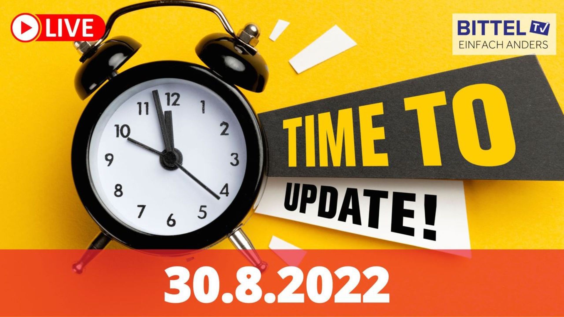 ⁣Time to Update - 30.08.22