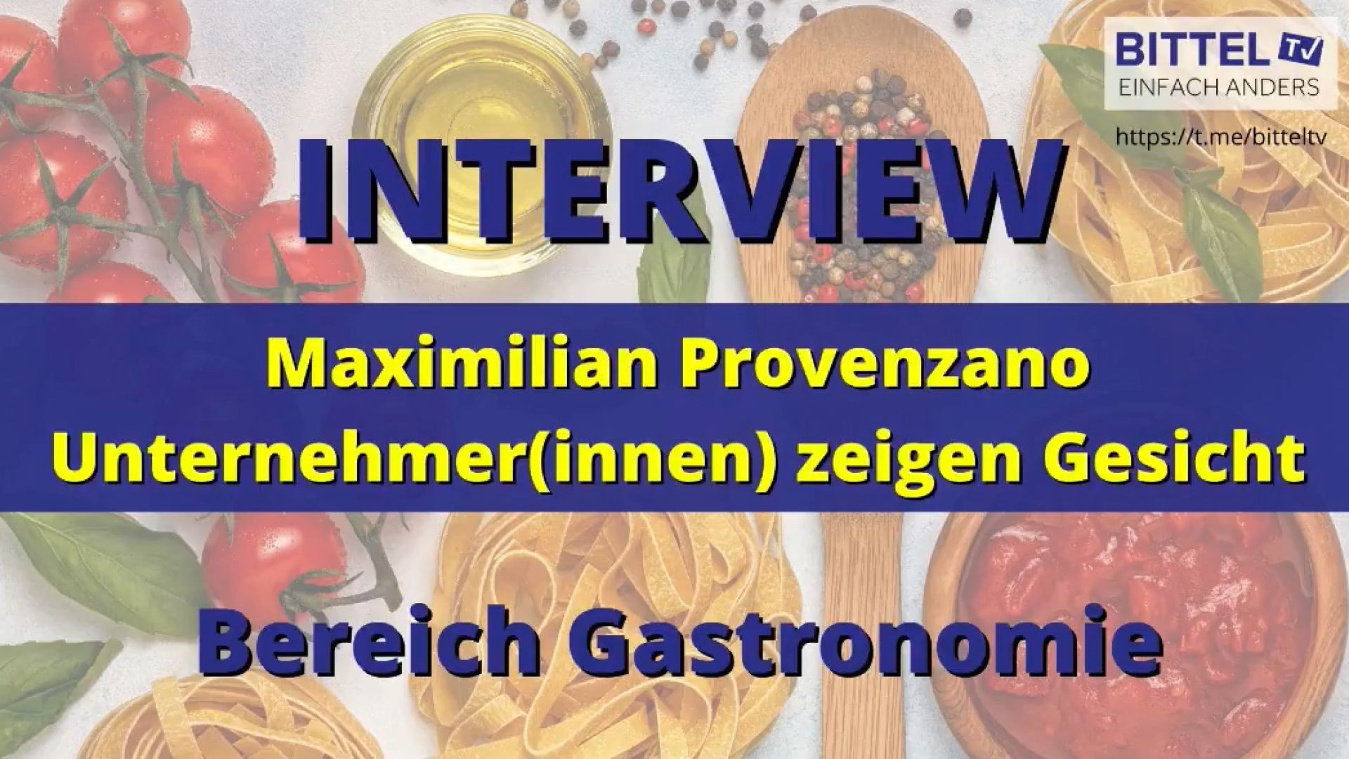 Interview Maximilian Provenzano Unternehmer(innen) zeigen Gesicht - 07.12.20