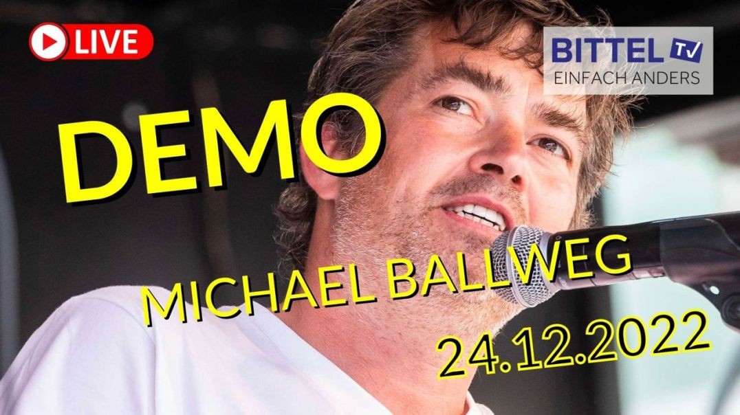 ⁣Demo - Michael Ballweg - Stuttgart Teil 1 - 24.12.22