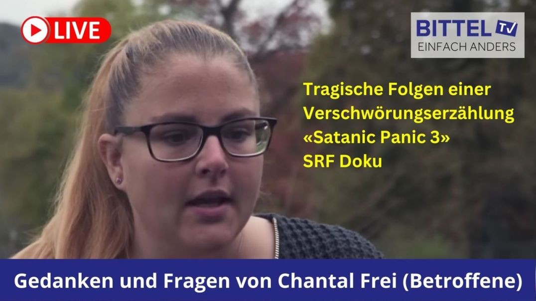 ⁣Gedanken und Fragen von Chantal Frei (Betroffene) zur Doku „Satanic Panic 3“ - SRF Doku - 14.01.23