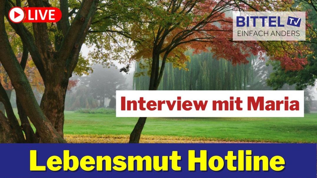 Interview mit Maria - Lebensmut Hotline - 19.01.23