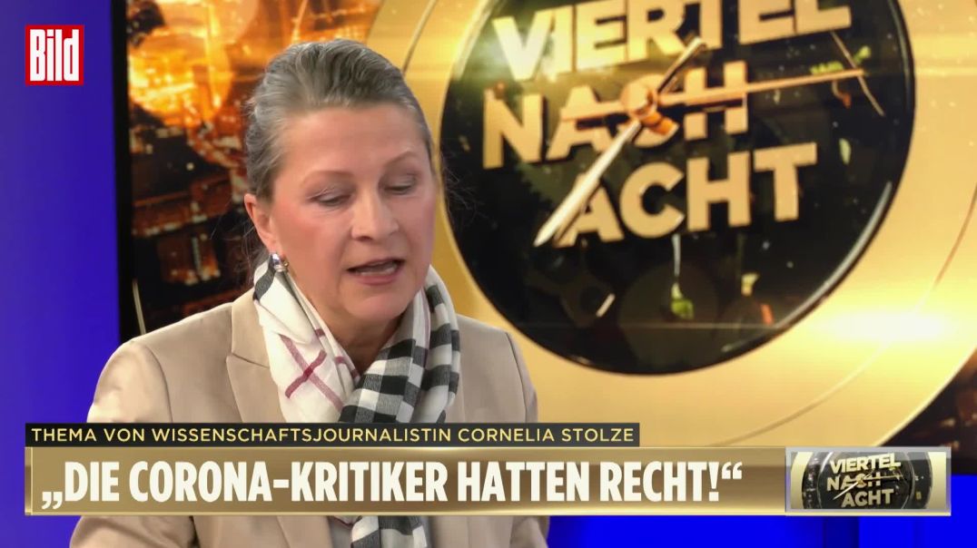 ⁣Die Corona-Kritiker hatten Recht - Cornelia Stolze bei Viertel nach Acht