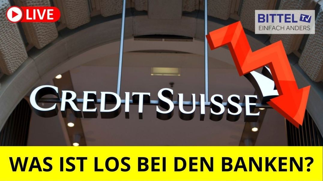 ⁣Was ist los bei den Banken - Credit Suisse MINUS 28 Prozent - 15.03.23