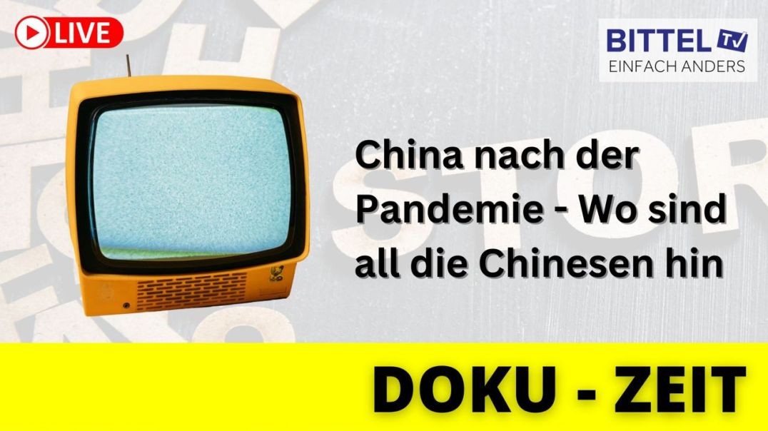 ⁣DOKU-ZEIT - China nach der Pandemie - Wo sind all die Chinesen hin - 09.06.23