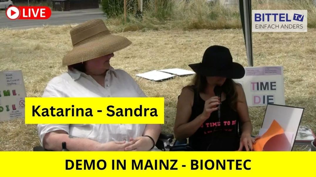 ⁣Demo in Mainz - Impfopfer - Katarina und Sandra - 19.06.23