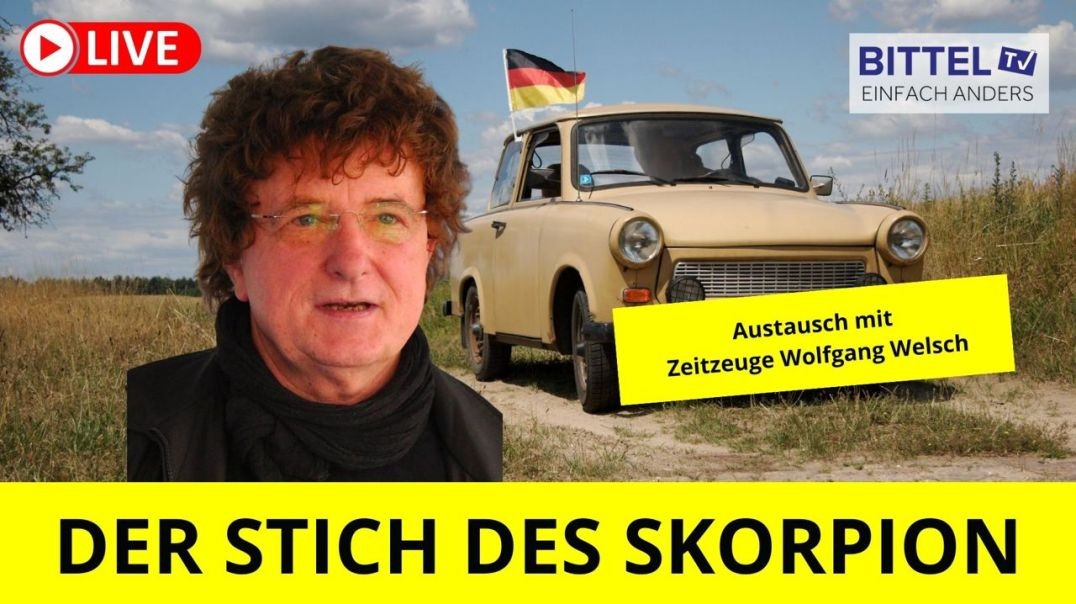 ⁣Der Stich des Skorpion - Talk mit Zeitzeuge Wolfgang Welsch - 07.08.23