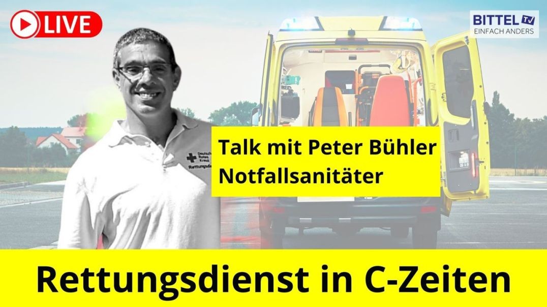 ⁣Peter Bühler - Notfallsanitäter - Rettungsdienst in C-Zeiten - 28.07.23