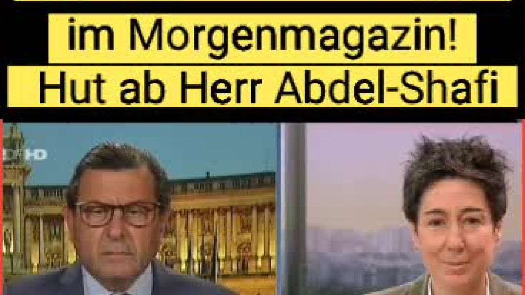 Im ZDF Morgenmagazin ist die unfreiwillige Wahrheit ausgesprochen worden