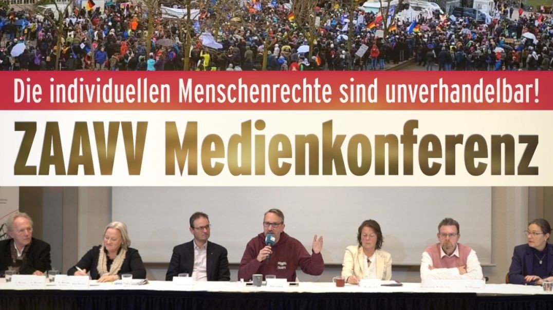 ⁣⁣ZAAVV Medienkonferenz - Die individuellen Menschenrechte sind und bleiben unverhandelbar