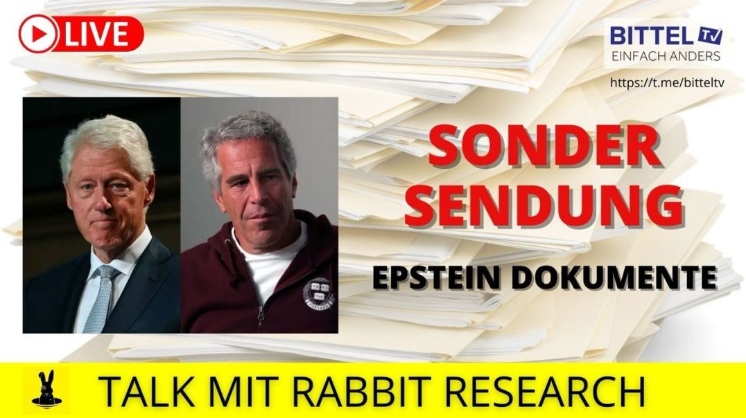 ⁣Epstein Dokument - Talk mit Rabbit Research - 10.01.2024