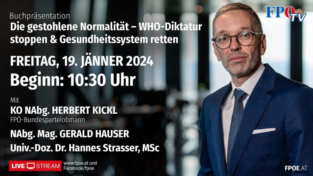 ⁣Pressekonferenz mit mit Herbert Kickl, Gerald Hauser und Hannes Strasser - Nichts als die Wahrheit