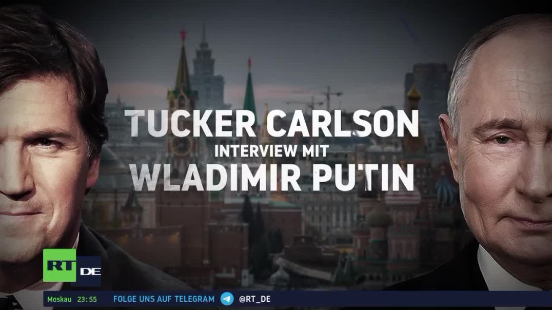 ⁣Tucker Carlson interviewt Vladimir Putin - beste deutsche Version