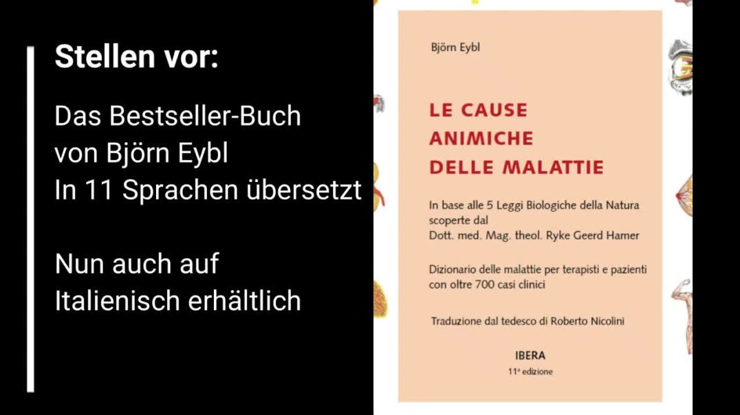 ⁣Björn Eybl - Vorstellung des italienischen Buches "Die seelischen Ursachen der Krankheiten"