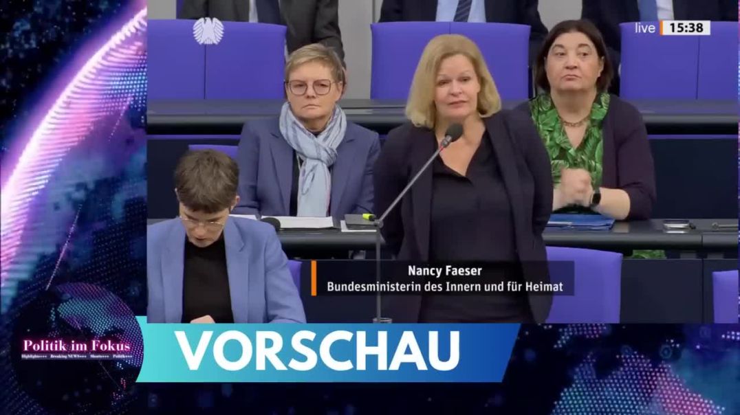 🚨 Skandal im Bundestag_ AfD entlarvt die Schwachstellen der Ampel NANCY FAESER