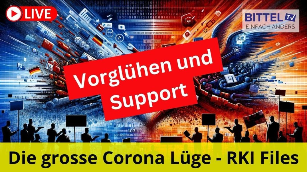 ⁣Die grosse Corona Lüge - Vorglühen und Support - 27.03.2024