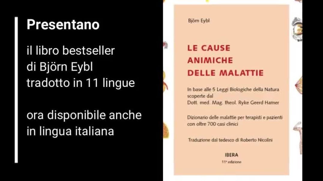 Björn Eybl - Presentazione del libro in italiano "Le cause animiche delle malattie"