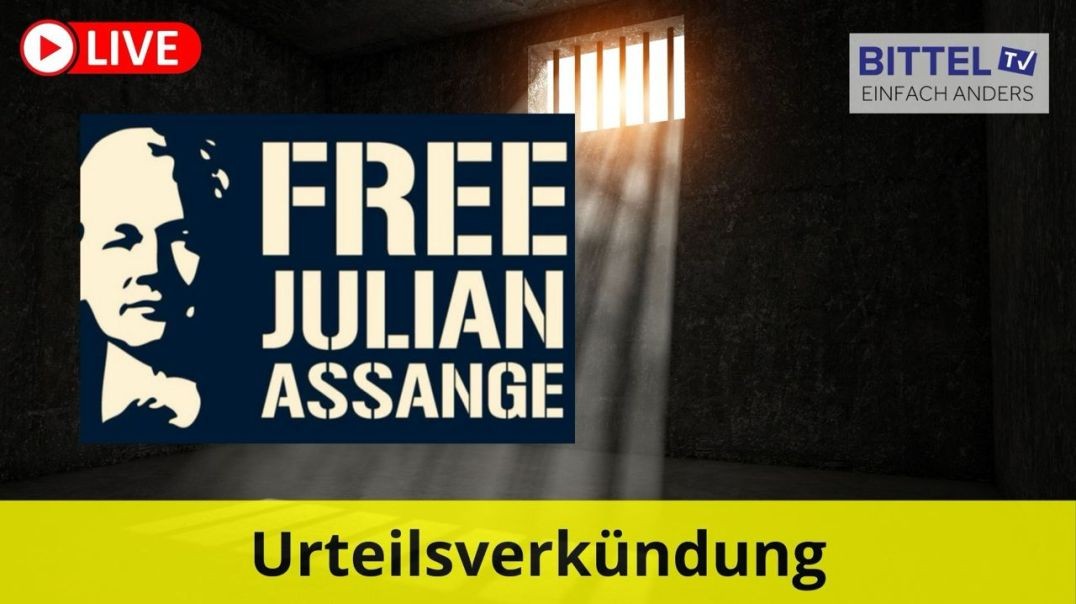 ⁣Urteilsverkündung LIVE - Julian Assange - 26.03.2024