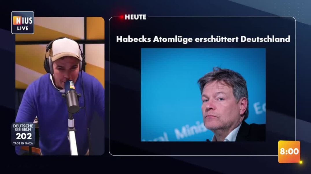 ⁣Habecks Atom-Lüge erschüttert Deutschland NIUS Live vom 26