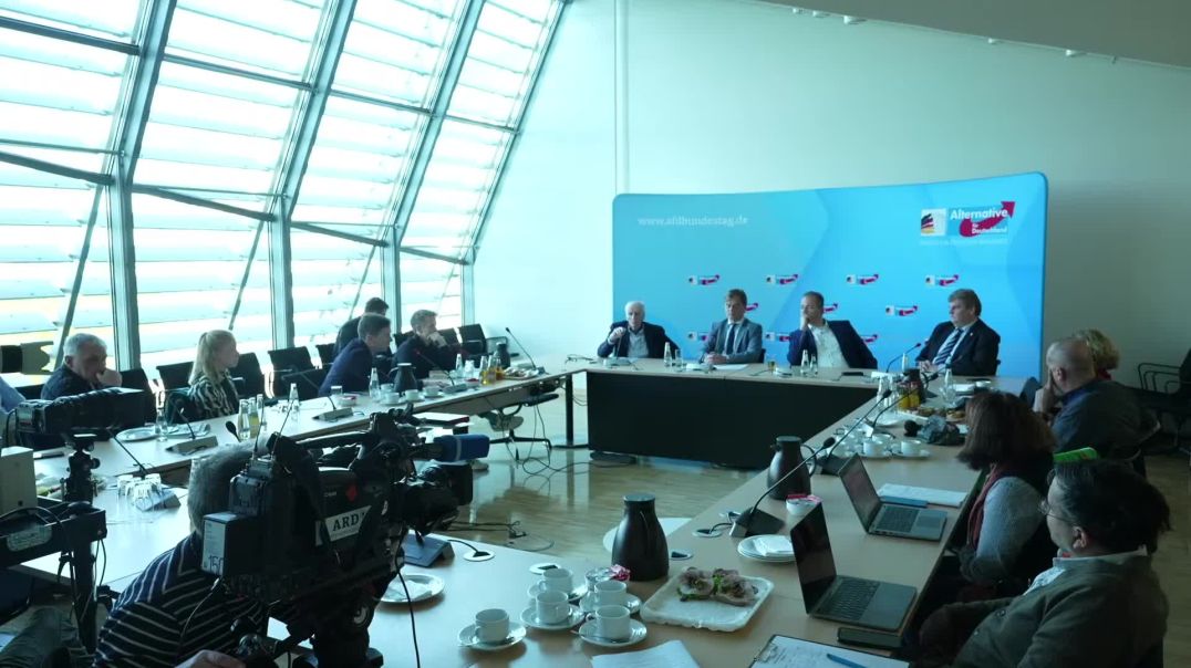 LIVE_ Pressekonferenz der AfD-Fraktion - Diese Woche im Bundestag