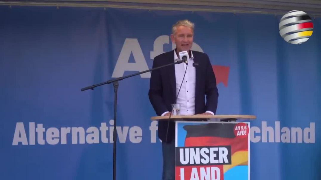 Björn Höcke auf dem Maifest der NRW-AfD „Deutsche müssen wieder selbstbewusst und frei werden!“