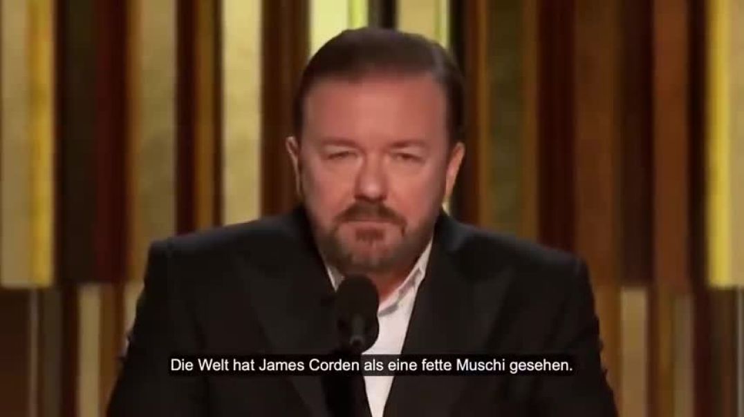 ⁣Ricky Gervais-Komplette Rede Deutsch (Ein Held)