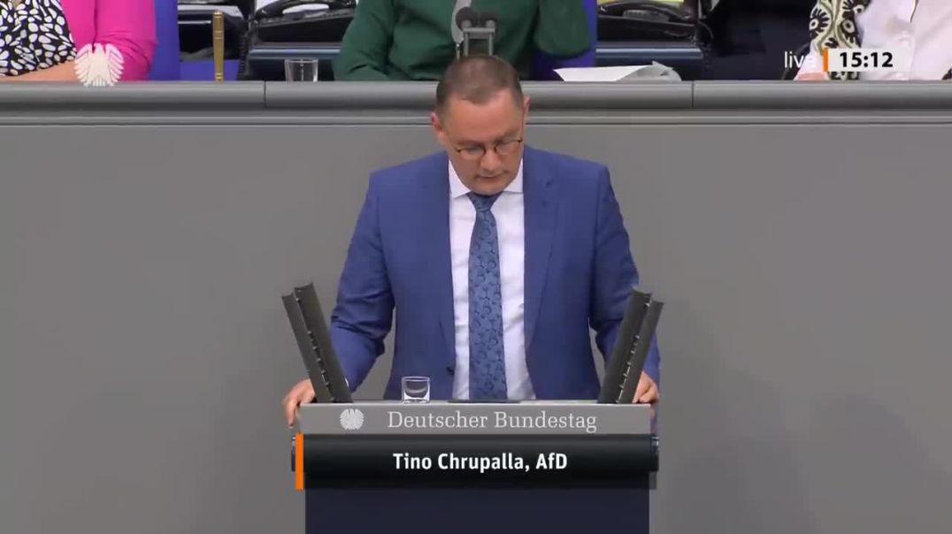 ⁣Sie haben die Gesellschaft aktiv gespalten💥! Tino Chrupalla - AfD-Fraktion im Bundestag