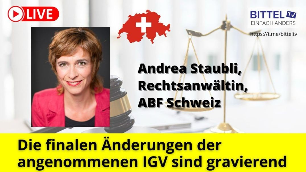 ⁣Talk mit Andrea Staubli ABF Schweiz - IGV Änderungen sind gravierend - 02.06.2024