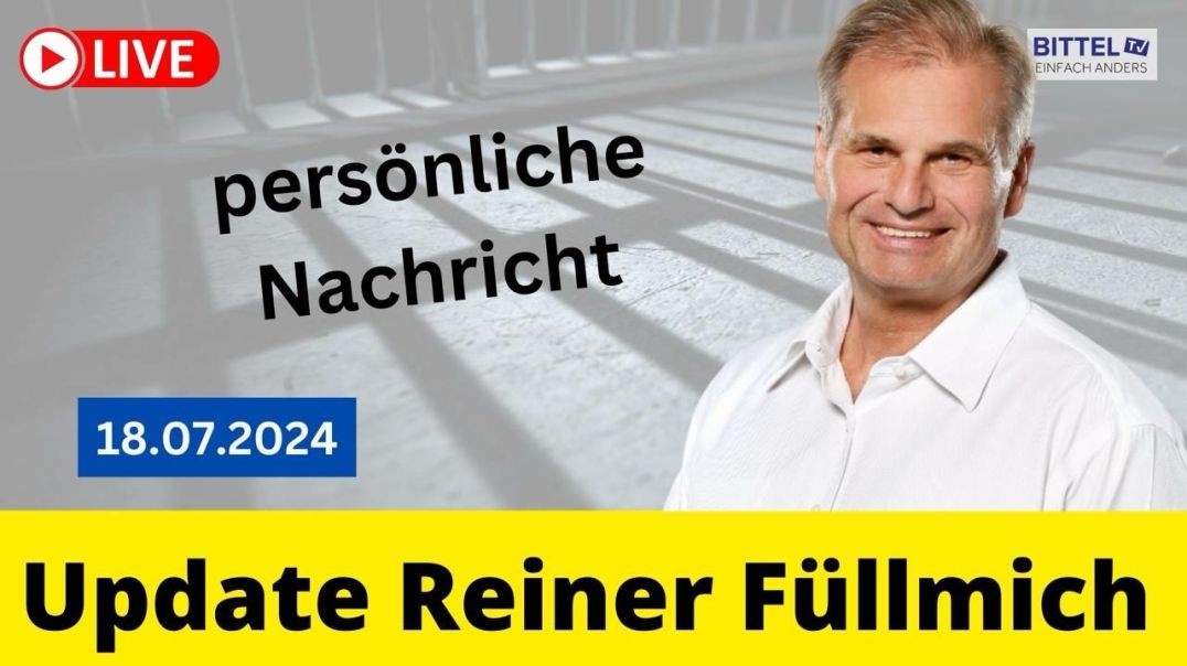 ⁣Reiner Fuellmich - Update - 18.07.2024