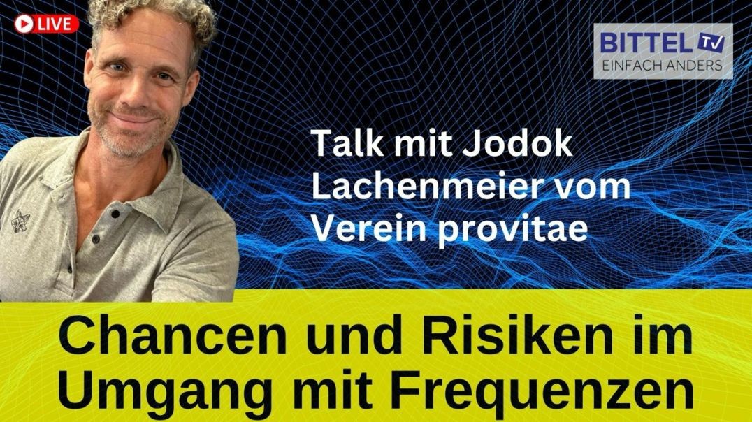 ⁣Chancen und Risiken im Umgang mit Frequenzen - Talk mit Jodok Lachenmeier - 01.07.2024