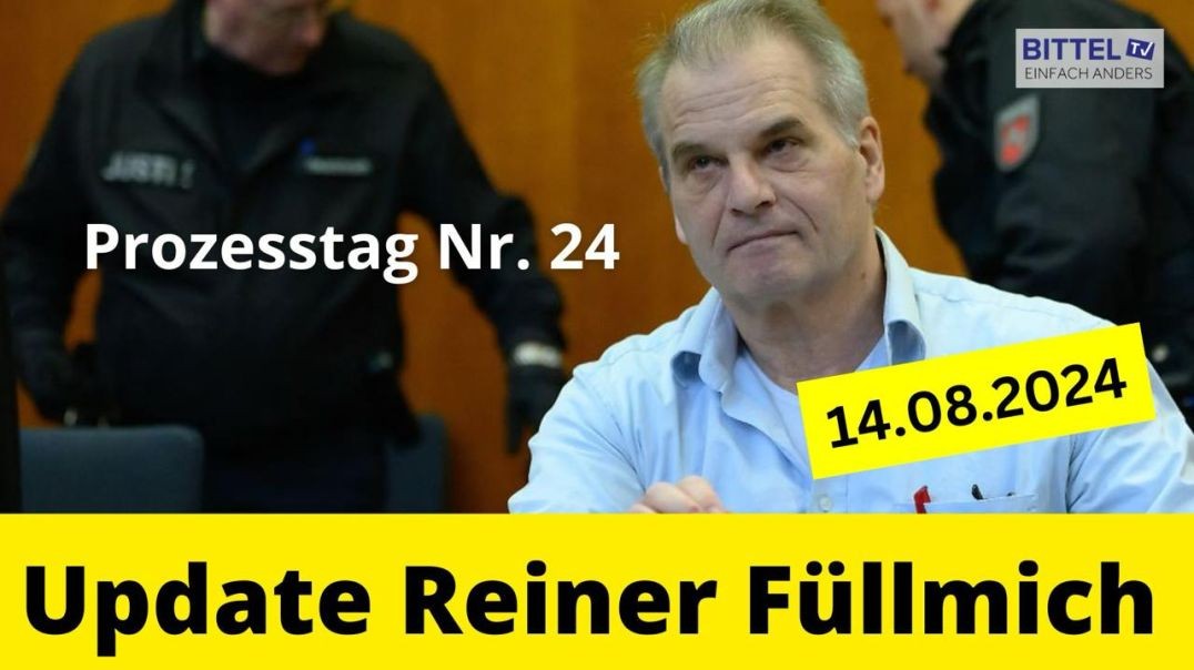 ⁣Reiner Fuellmich - Update - Prozesstag Nr. 24 - Teil 1 - 14.08.2024