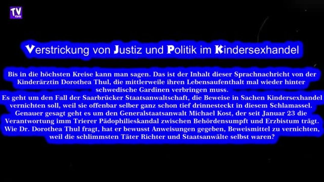 ⁣Justiz und Politik verstrickt im Kindersexhandel