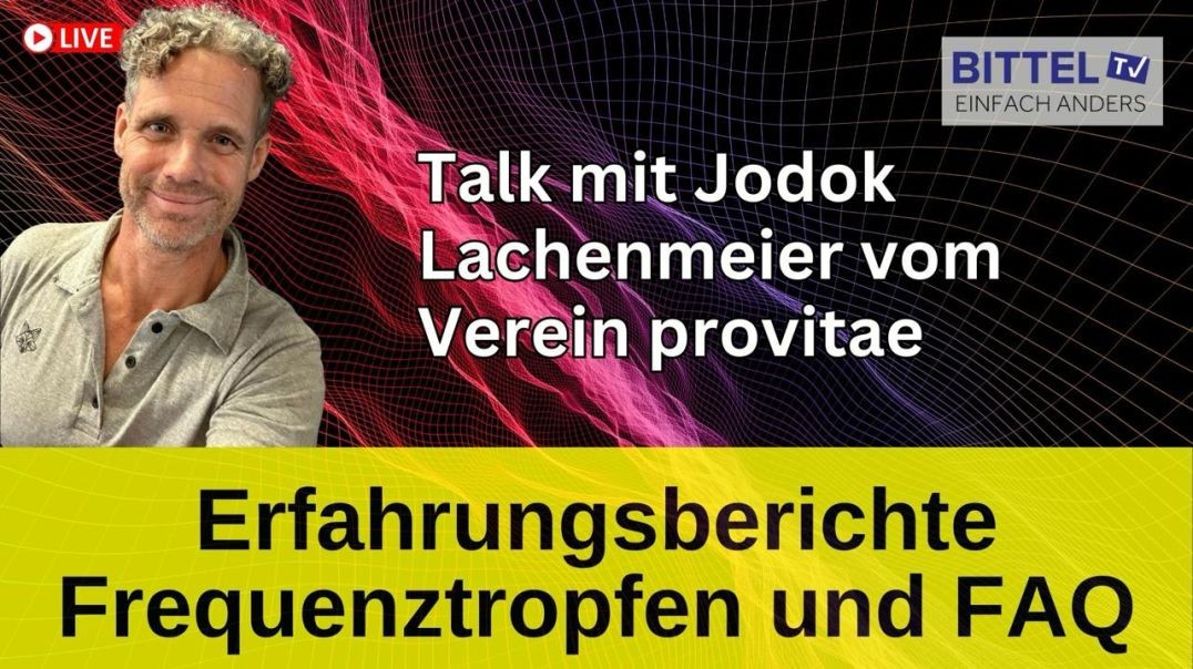 ⁣Talk mit Jodok Lachenmeier - Erfahrungsberichte Frequenztropfen und FAQ - 22.08.2024