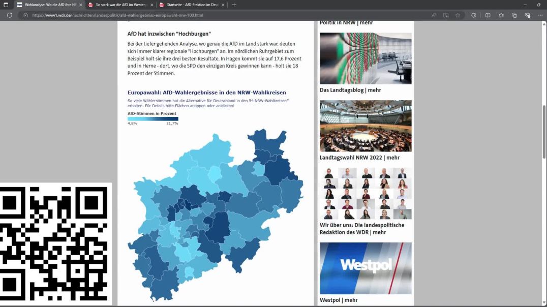 ⁣AfD Wahlumfrage gewinnt im Westen Hochburgen fur AfD SPD verlier