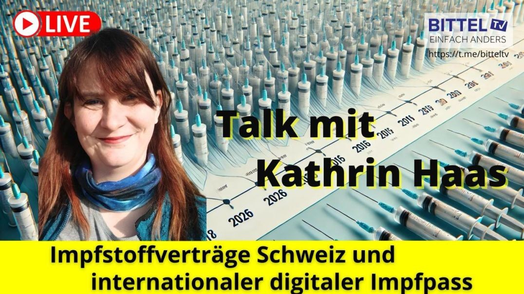 ⁣Talk mit Kathrin Haas - Impfstoffverträge Schweiz und int. digitaler Impfpass - 13.08.2024