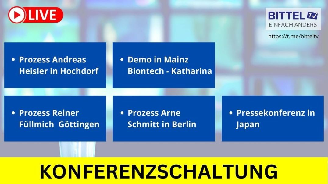 ⁣Konferenzschaltung - Prozess Reiner - mind. 5  Events - 24.08.2024