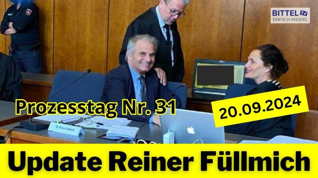 ⁣Reiner Fuellmich - Update - Prozesstag Nr. 31 - Teil 2 - 20.09.2024